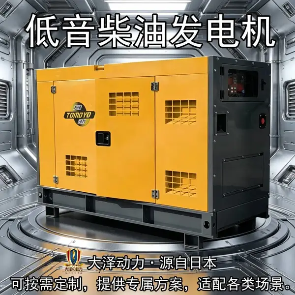 大泽动力600kw柴油发电机全自动双电源切换电站
