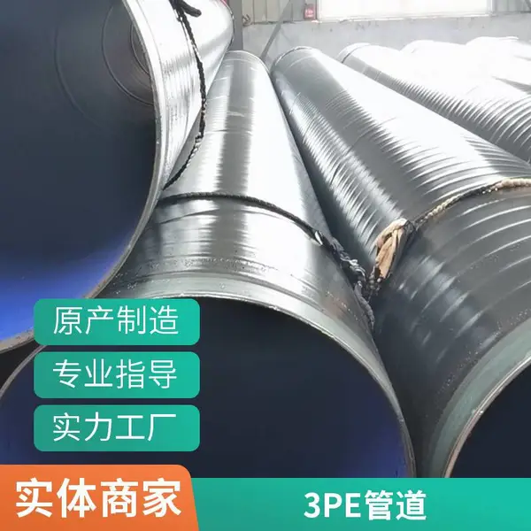 饮水用埋地管道外3pe内双环氧防腐蚀螺旋管 tpep防腐钢管 325*7