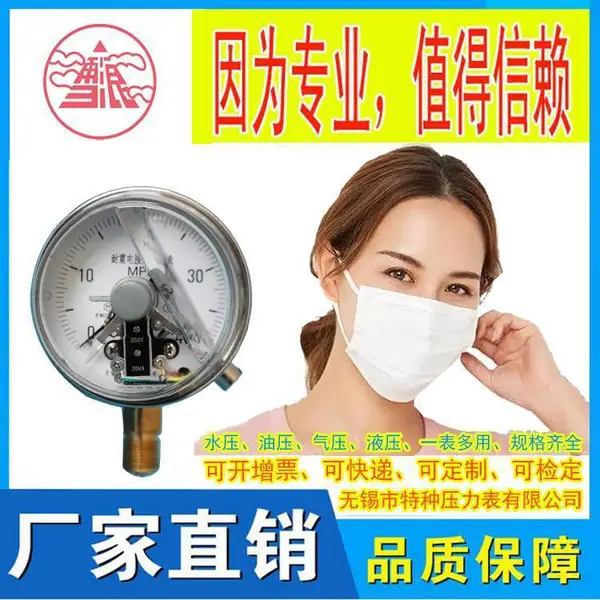 定制/预售 雪浪特种仪表 电接点压力表YXC-100/150