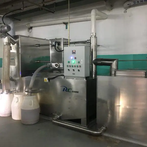 全自动油水分离螺旋除渣一体机隔油提升一体化设备
