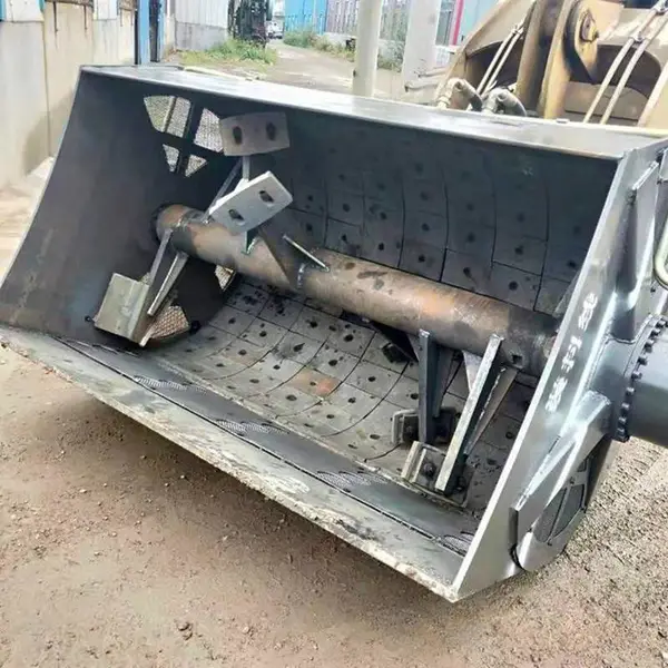 装载机式搅拌铲斗搅拌机可以洗沙一机多用s江苏