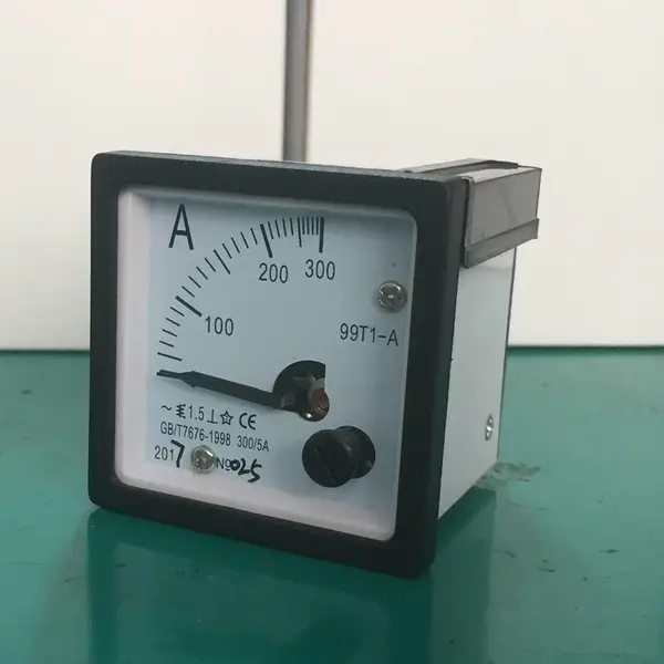 环网柜机械电测量表 99T1-A指针式交流电流表 300/5A