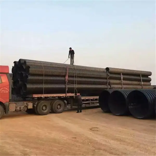 ��ھ�HDPE˫�ڲ��ƹ� dn300pe���۹�