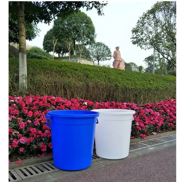 塑料白色450圆米桶 ***加厚清洁大储水桶663*750mm
