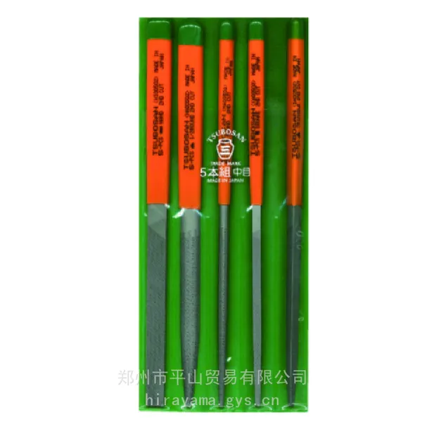TSUBOSAN壶三中目锉刀5件套ST005-02用于金属的精密加工
