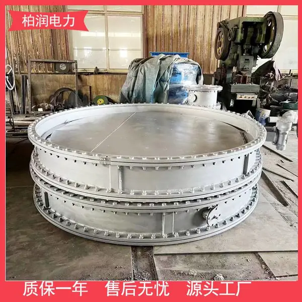 河北柏润手柄式挡板门蜗轮箱挡板门链传动挡板门