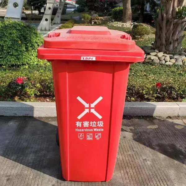 室外铁质大号垃圾桶货源地 现货镀锌板防锈垃圾箱 可定制logo
