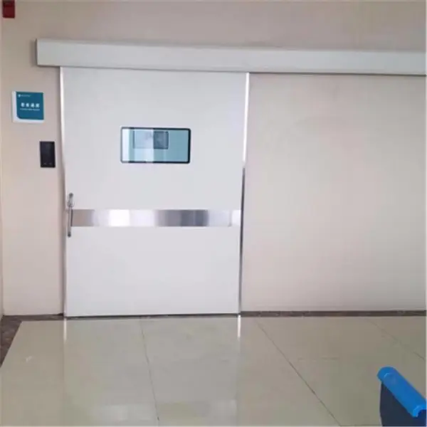 CT室电动铅门上门安装-手术室用防辐射铅门-防辐射气密门-聊城护盾