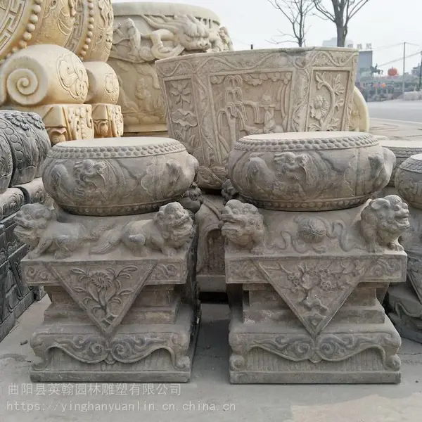 ʯ������ʯ�� �¹���������ʯ-�Ž�����Ժ�ſ�ʨ��ͷʯ���Ӱڼ�