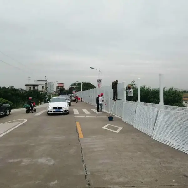 湛江市文明标语广告围墙 建筑工地形象提升工程适用冲孔板围挡