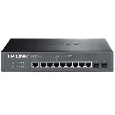 TP-LINK TL-SG5210 8千兆口+2个SFP千兆三层网管中心交换机