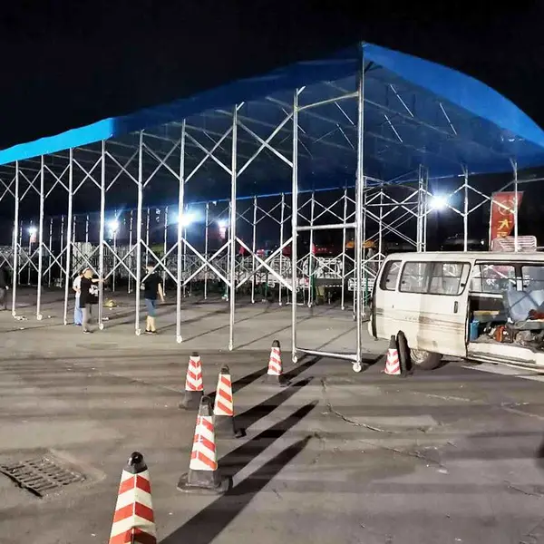 工厂大型 仓库电动 xyrs-15 遮雨雨棚 户外移动 柳州融水