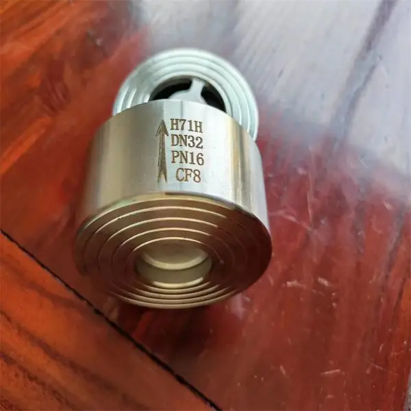 H71W-150LB DN32止回阀 不锈钢316对夹式止回阀 不锈钢单向阀
