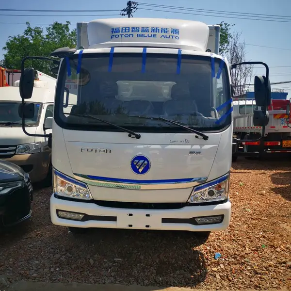 能进北京市里的货车,福田新能源厢式货车,福田4.2米箱货