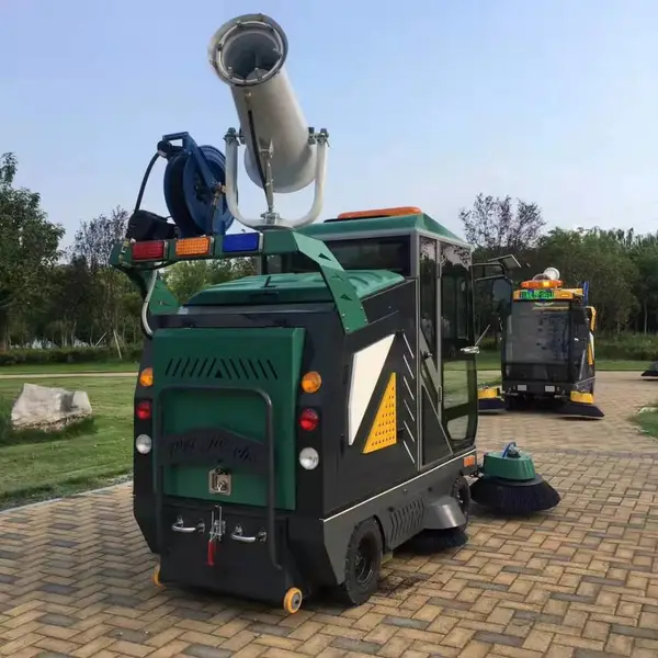 嘉善紧固件工业园区厂区车间保洁扫地机 三朋多功能扫地车猎鹰JC2200