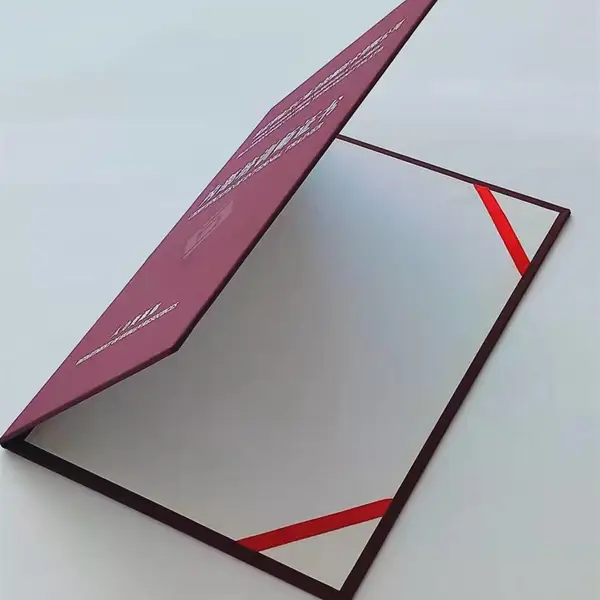 荣誉证书皮套制作 北京职业技能培训合格证证书封皮印刷