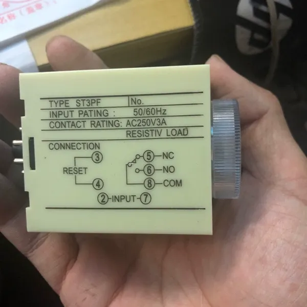 ��ʿʱ��̵��� ST3PA-G �ɵ�ͨ����ʱ220v ��ʱ˲�� ʹ�û���