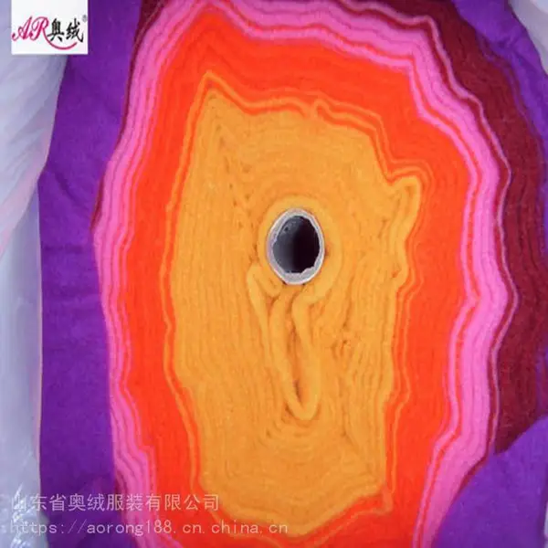 化纤彩棉絮片 透明面料用彩色纤维填充棉 粉色绿色涤纶棉