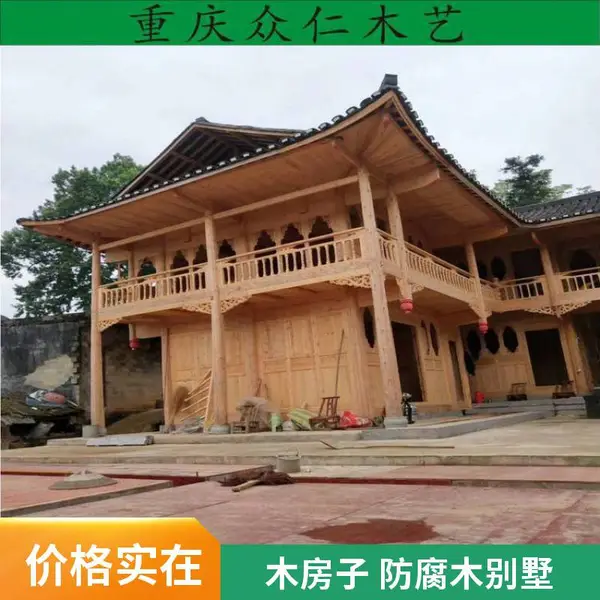 公园实木仿古售货亭 移动售票亭设计安装 众仁木艺