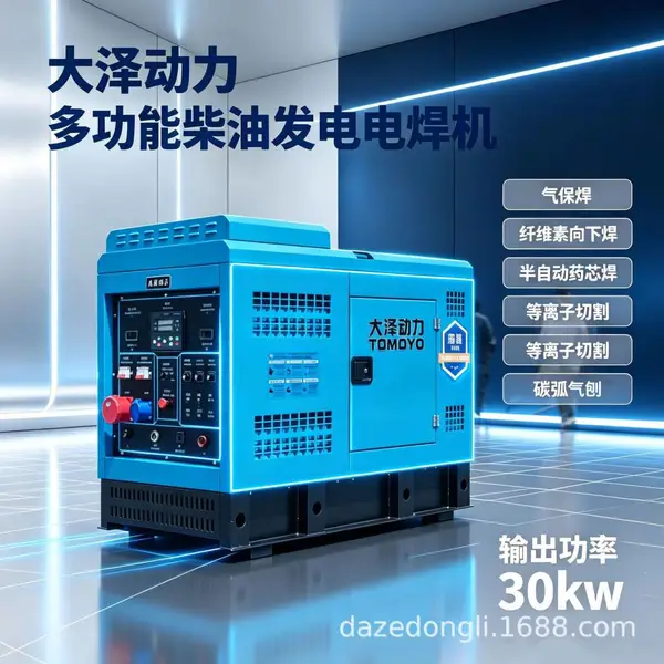 出口型500A电焊发电一体机电焊发电两用机