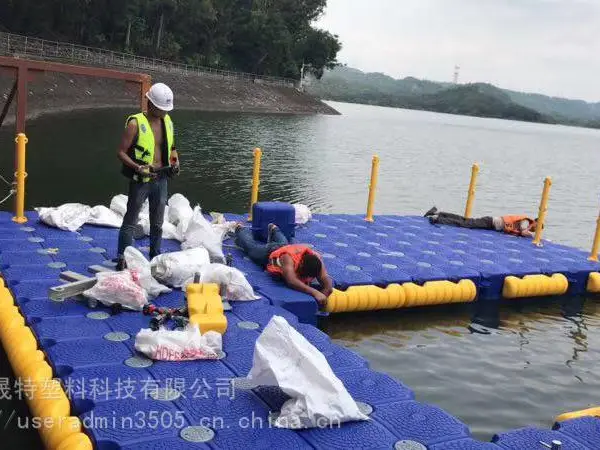 高承载力优质加厚浮筒快艇码头 海上浮桥 钓鱼养殖网箱质保五年
