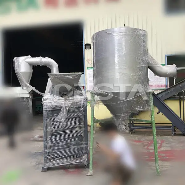 HDPE洗发水瓶回收再生处理;废旧机油壶破碎清洗线