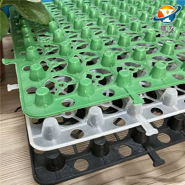 H20 H25地下车库顶板 屋顶花园 市政广场绿化加强型pe塑料蓄排水板片材