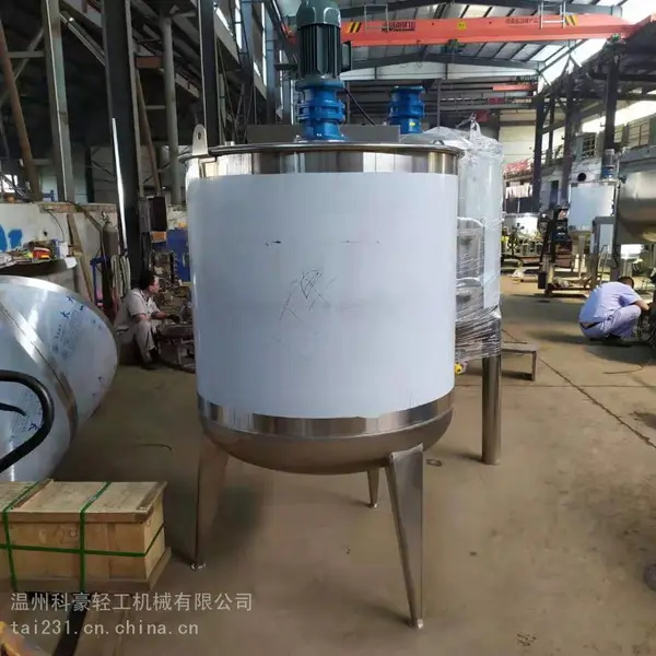 不锈钢搅拌机 双层搅拌反应釜 不锈钢夹套保温罐