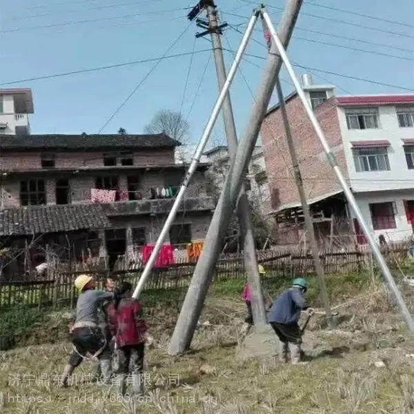 鼎东供应立杆机 8-18米水泥杆立起杆器 三脚架立杆机