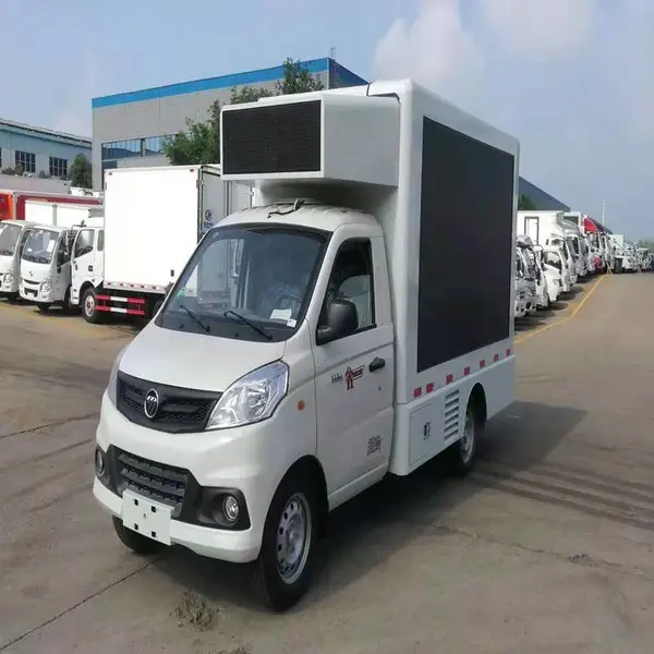 4.2米大型屏幕宣传车 LED彩屏广告车 小型屏幕广告宣传车