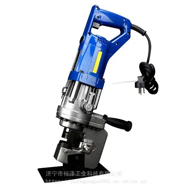 MHP-20角钢法兰冲孔机开孔器 便携式电动液压冲孔机 角钢角铁不锈钢开孔器