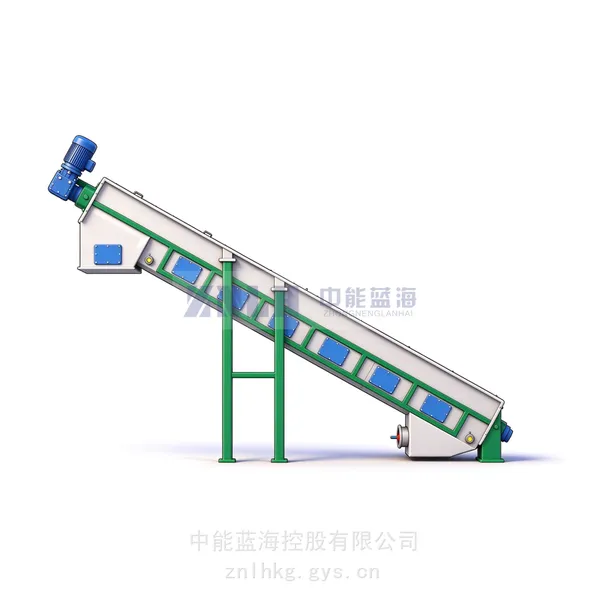中能蓝海ZN-TSL斜螺旋脱水机 脱水螺旋 斜脱水螺旋 备料脱水螺旋