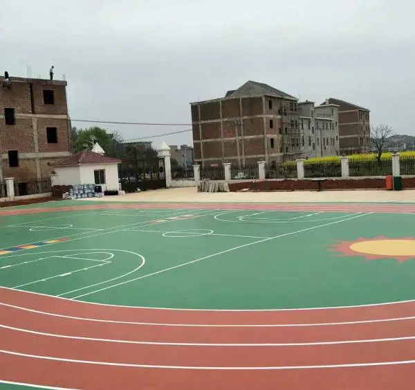 江西南昌学校硅PU篮球场承接工程
