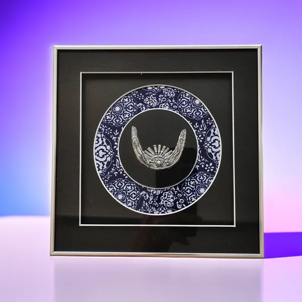 贵州银饰画金属框新款黔东南民族工艺品伴手礼装饰画