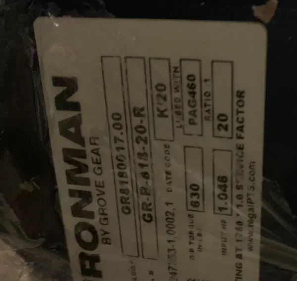 优势供应 IRONMAN 减速机 GR8180017.00 GR-B818-20-R