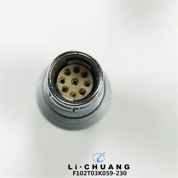 F102系列圆形连接器 F102T03K059?230 直式航空插头 军工接插件 骊创