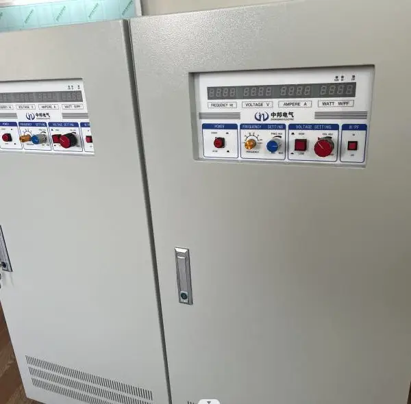 中邦电气三相工频稳频稳压电源50KVA 50HZ转60HZ济南厂家