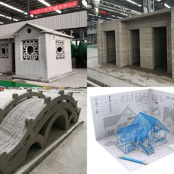 增材制造智能机器人太空灰3D打印花坛等园林景观
