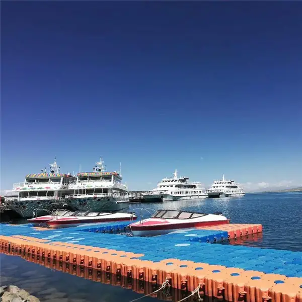 浙江环海PE浮箱 水上闯关浮箱平台 景区水上乐园浮桥探险桥 水上冲关浮筒设备 工厂货源