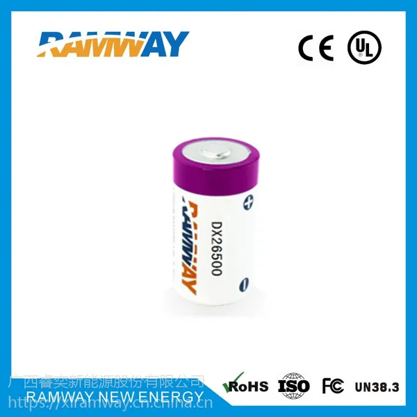厂家直销 睿奕ramway 3.9V 8100mAh DX26500海底地震测试仪专用锂一次电池
