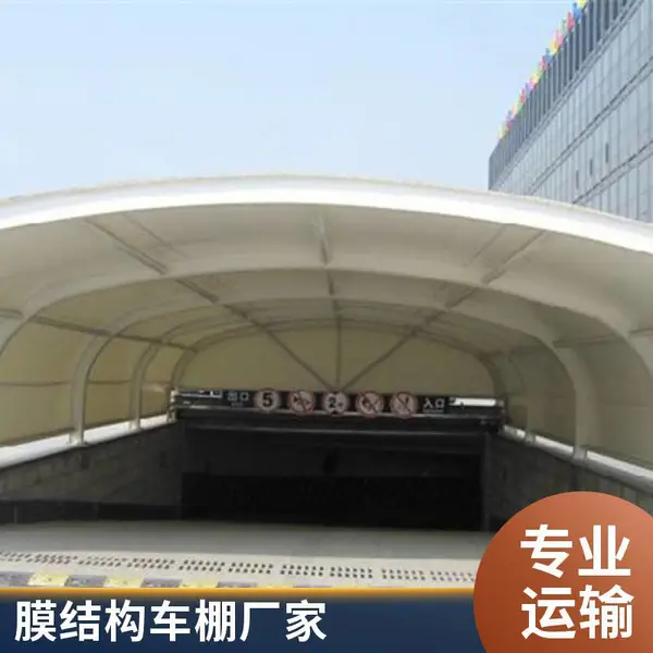 自行车棚膜结构透明膜 新启定制 膜结构车棚 和平区