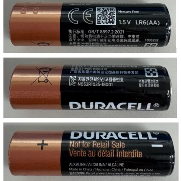 DURACELL金霸王公司原厂直营工业电池5号,7号金霸王电池