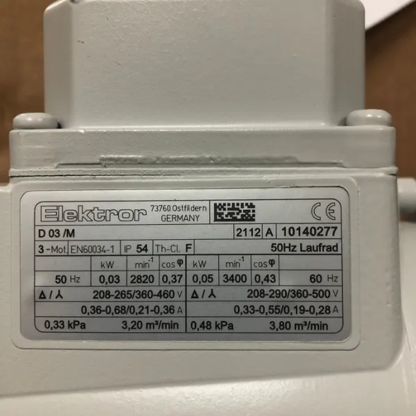 优势供应 Elektror 风机 D03