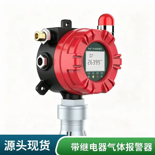 带继电器固定式氧气检测仪 可联动风机 隧道施工专用
