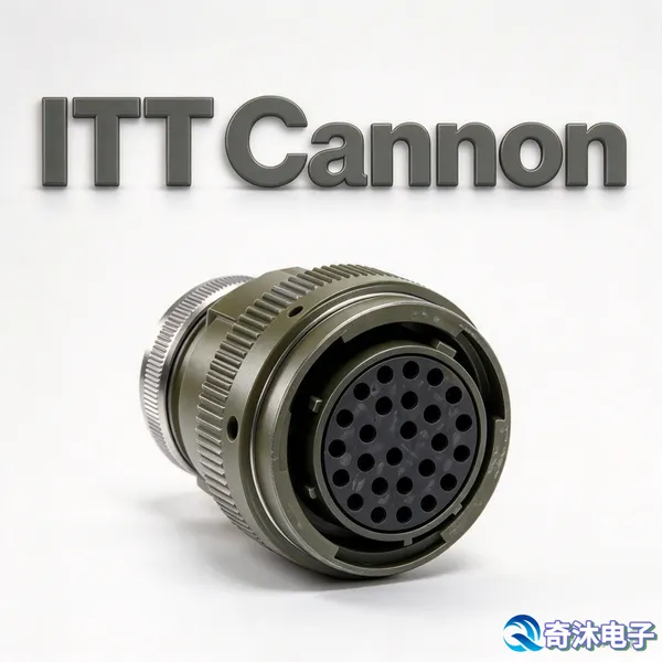 ITT Cannon MKJ1B7T6-4EA 航空连接器 镀金触点 军标品质