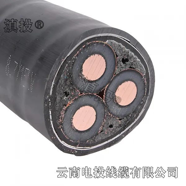 云 南高压电缆厂 滇投 8.7/15KV ZRC-YJV22 3*400平方高压电缆 10KV