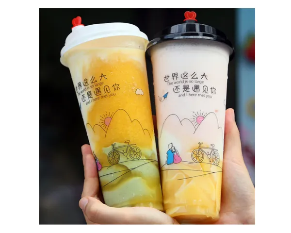 南昌白色奶茶杯 诚信服务 湖北亚奇包装材料供应