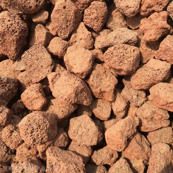 二磊供应人工湿地用红色 黑色火山石