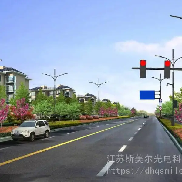 道路交通设施杆件多杆合一路灯生产厂家定制 江苏斯美尔光电科技有限公司