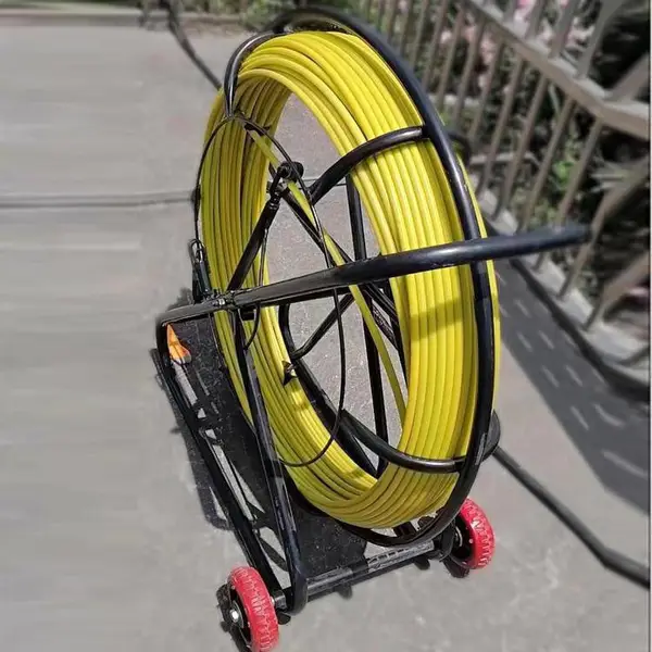 10x100m中架子穿线器玻璃钢通管器 全自动电工穿孔器